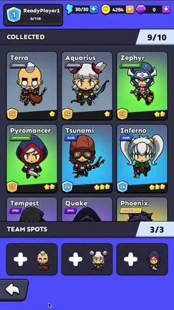 Build Your Team gameplay